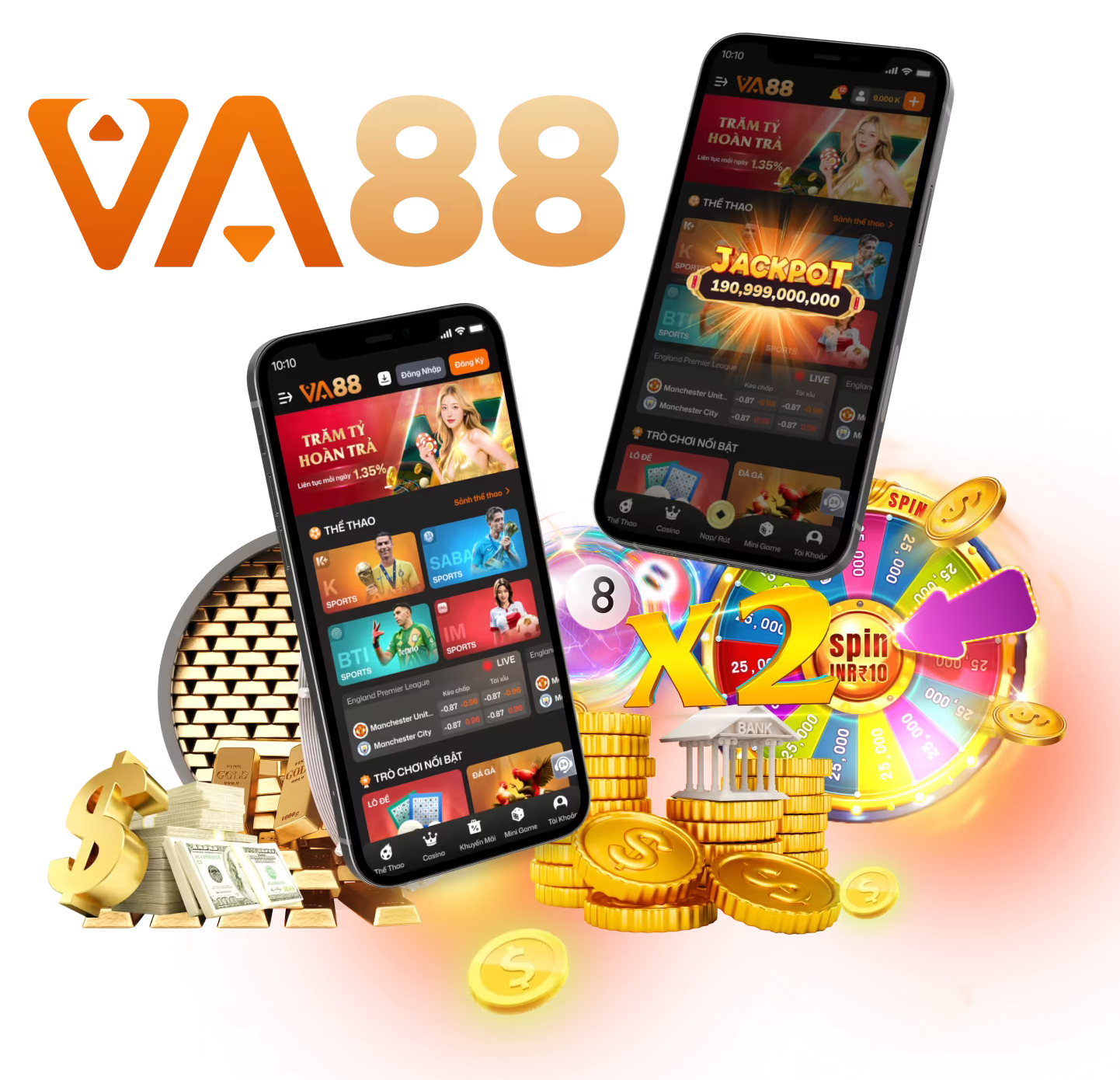 Dịch vụ ứng dụng VA88 hiển thị trong giao diện VA88